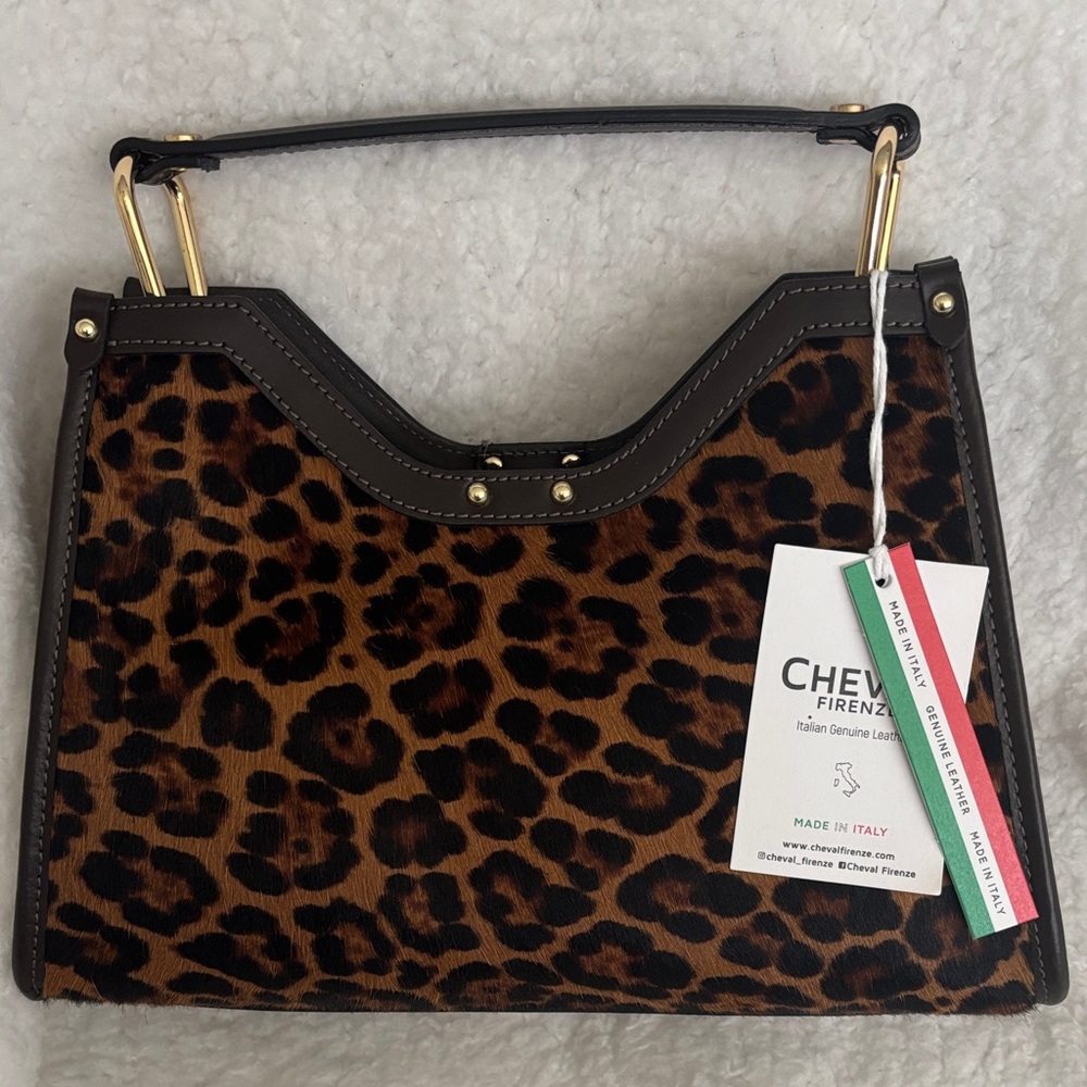 Leopard Print Crossbody Bag